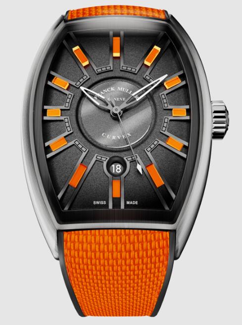 Best Franck Muller Curvex CX Flash Replica Watch CX 36 SC DT FLASH ACBR TTNRBR Orange